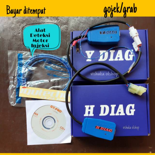 (COD) IQUTECHE 1 SET HDIAG dan YDIAG ALAT BENGKEL DIAGNOSTIC TOOLS MOTOR INJEKSI HONDA DAN YAMAHA