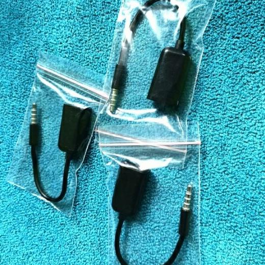 kabel usb to jack audio stereo converter usb 2.0 jack 3,5 mm stereo - Putih