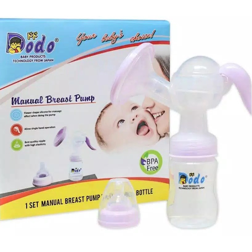 Breastpump Manual Dodo 1 Botol /Pompa Asi Dodo/ Breast Pump Dodo