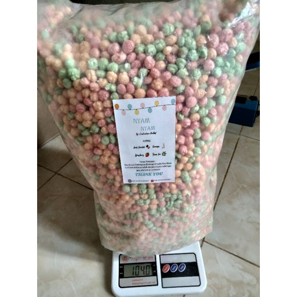 

PALING MURAH !!! 1 PAKET NYAM NYAM RICE KRISPY 1 KG + COKELAT CAIR 250 GRAM TOPING NYAM NYAM
