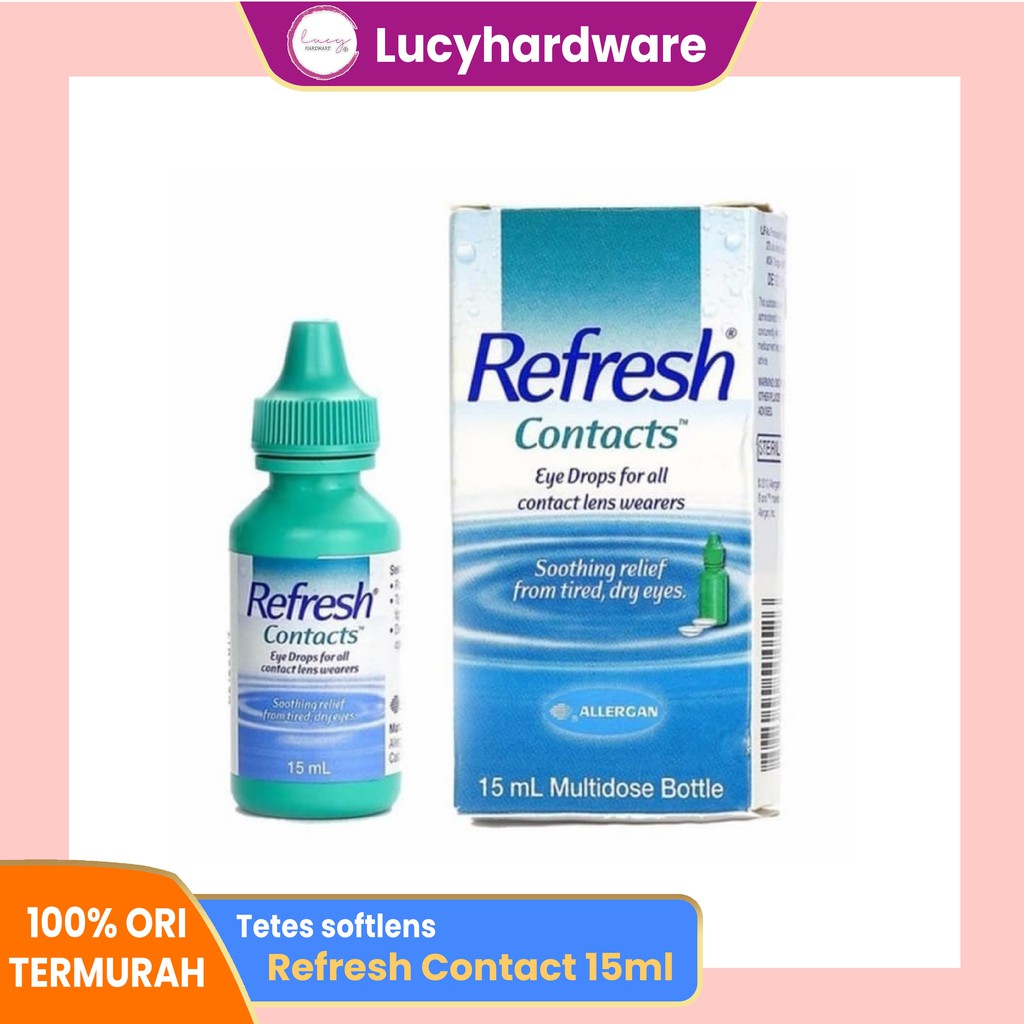 Jual Tetes Mata Softlens Refresh Contacts 15Ml Eye Drops Indonesia|Shopee  Indonesia