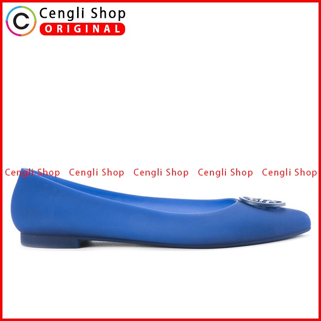 SEPATU FLAT HUSH PUPPIES WANITA ORIGINAL BRANDED ASLI BIRU NAVY HW20