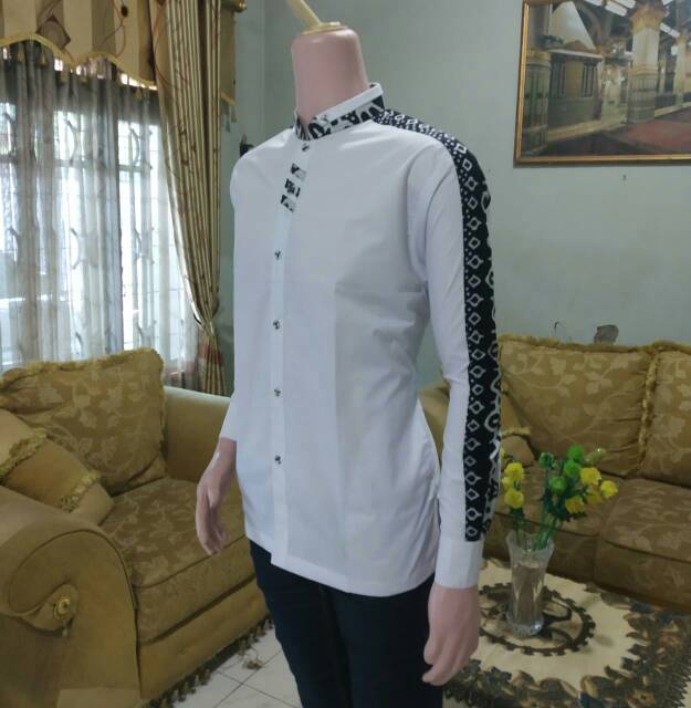 Seragam gus azmi koko hadroh azzahir assakhi/elrumi koko modern pria sholeh grup majelis marawis bbm