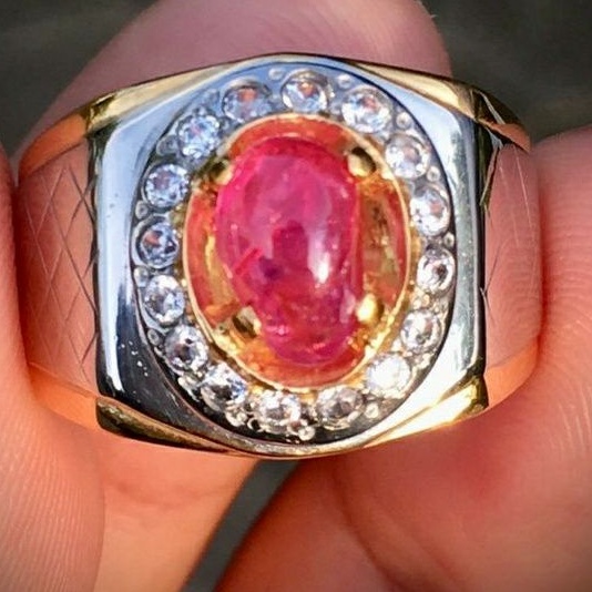 ruby burma nte memo lab ring perak