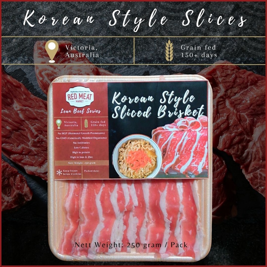 

Red Meat Market Lean Beef Series ( Korean Style Brisket )