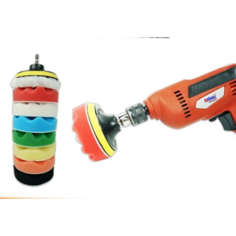 Busa Alat Poles Body Mobil & Motor Polishing Pad 3 inch 10 Pcs