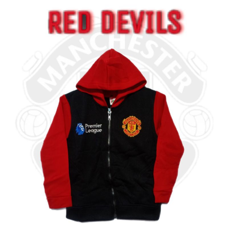 jaket anak cowok club bola MU/jaket anak laki laki