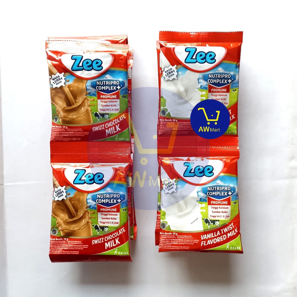 SUSU ZEE RENCENG ISI 10 SACHET X 39GRAM - SUSU BUBUK ZEE