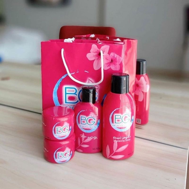 BG BEAUTY GLOW SKINCARE ORIGINAL BPOM PAKET LUXURY GLOWING DALAM 7 HARII