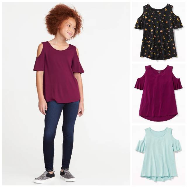 Old Navy Cold Shoulder Tee