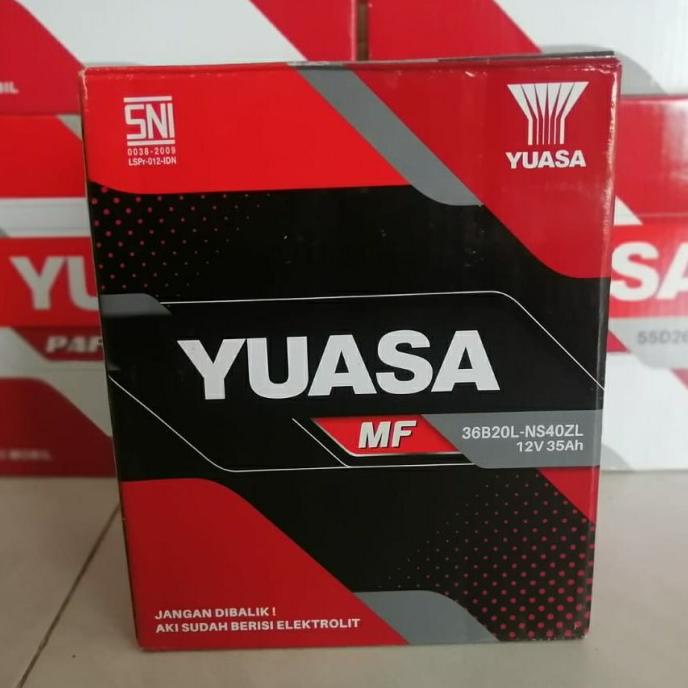 Aki mobil Grand Livina, Sirion, Ignis, Ertiga, Karimun YUASA MF NS40ZL langgengb4 Segera Dapatkan