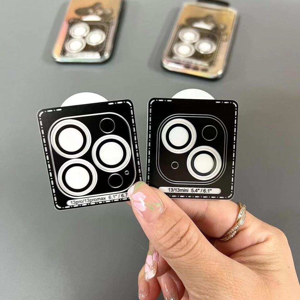 NEW LENS PRO ALLOY TRANPARAN IPHONE 13PROMAX 13PRO 13 13MINI