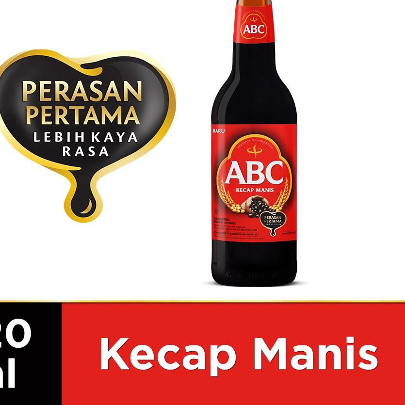 

L4R✺ ABC Kecap Manis 620 ml TERBARU