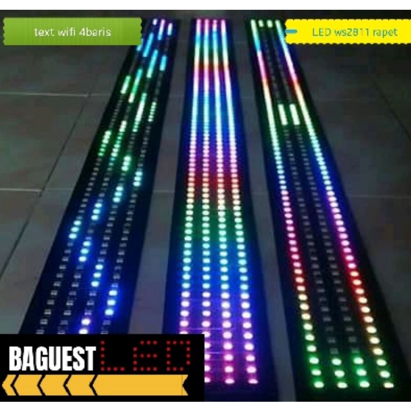 new strobo text wifi 40 mode led ws2811 RAPET