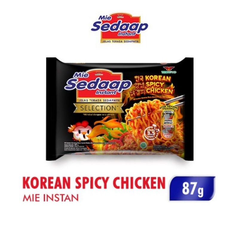 

SEDAAP Mie Instan Korean Spicy Chicken Bag 87gr