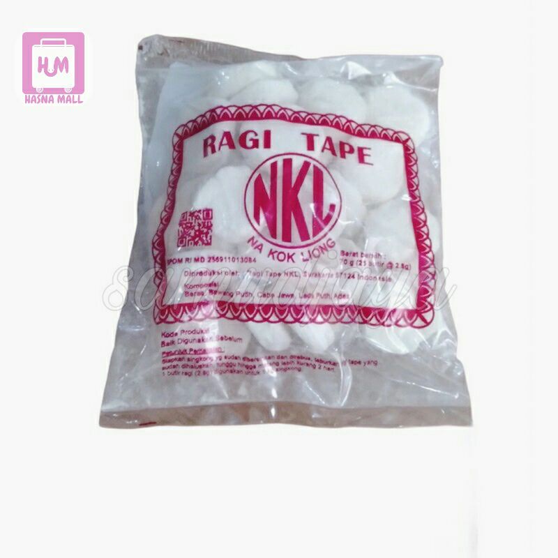 

Hasna Mall - Ragi tape singkong Tape ketan manis NKL / pakan semut jepang