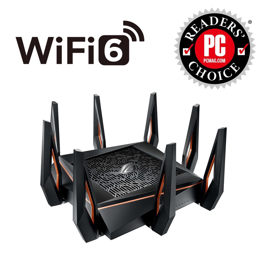 Router Asus ROG Rapture GT-AX11000 Tri-Band PS5 Gigabit Gaming WiFi 6