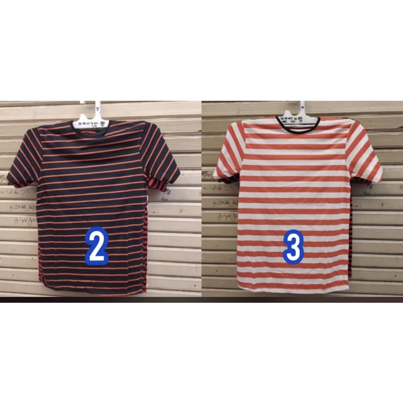 KAOS TSHIRT MOTIF SALUR SIZE S M