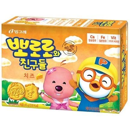 

Ready oke] Binggrae Pororo and Friends Biscuit 65g CHEESE