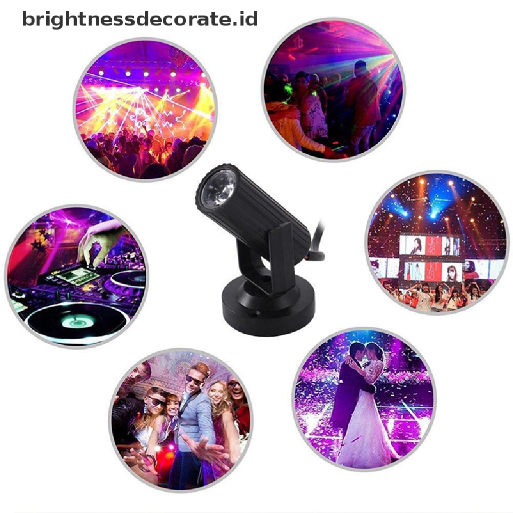 Lampu Panggung Led Rgbw 1w Untuk Dj Disko Pesta