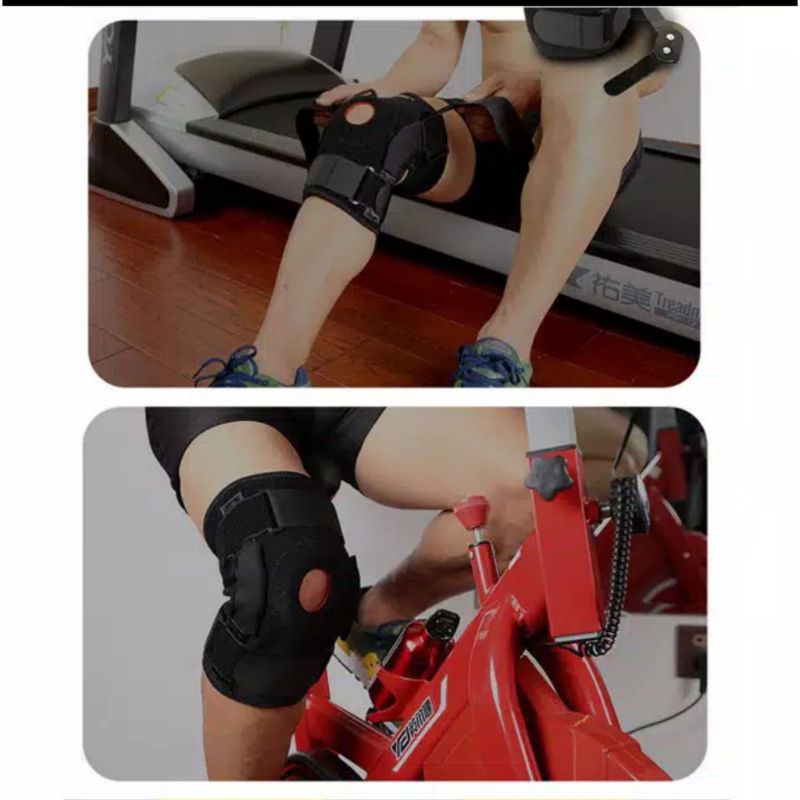 Knee Protector Deker Pelindung Lutut Gym Fitness Sport Cidera Lutut