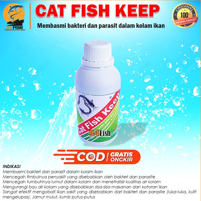 CAT FISH KEEP Obat Ikan Lele Obat Pembasmi Virus dan Jamur 250ml