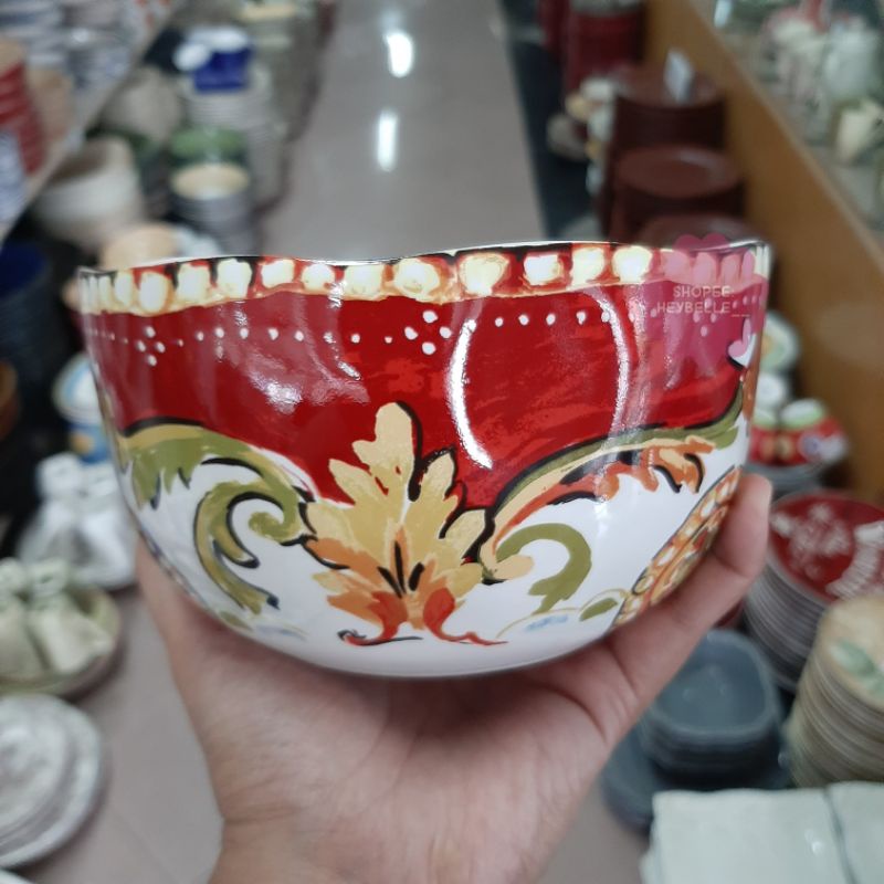 MANGKOK JUMBO UNIK LUCU MOTIF BATIK/MANGKOK LUCU/MANGKOK GEMES /