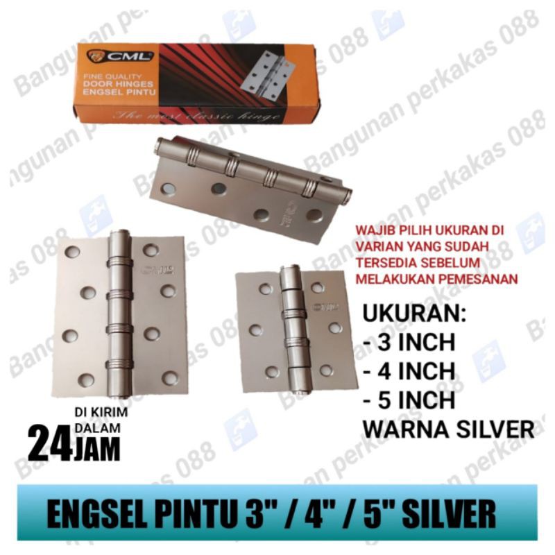 ENGSEL PINTU JENDELA 3&quot; / 4&quot; / 5&quot; - ENGSEL TEBAL - ENGSEL PINTU-ENGSEL JENDELA MURAH