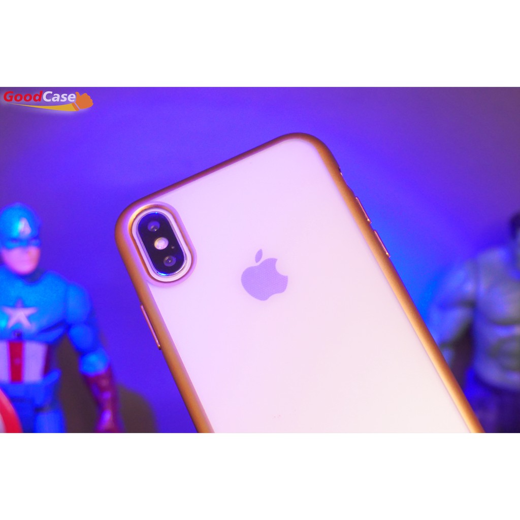 GoodCase - Case iPh 6 | 7/ 8 | 6+/ 7+/ 8+ | 9/XR | 9+/XS Max TPU Chrome Dove Silicone Case