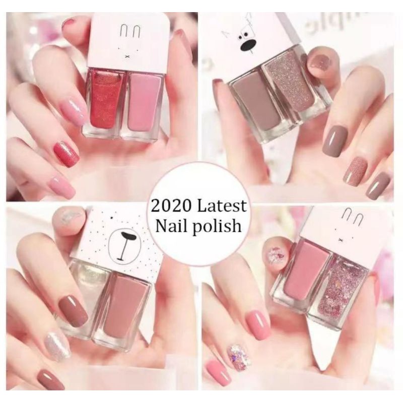 2In1 Kutek Korea Halal / Kuteks Korea Cat Kuku Muslimah Gel Nail / Kutek Korea Import