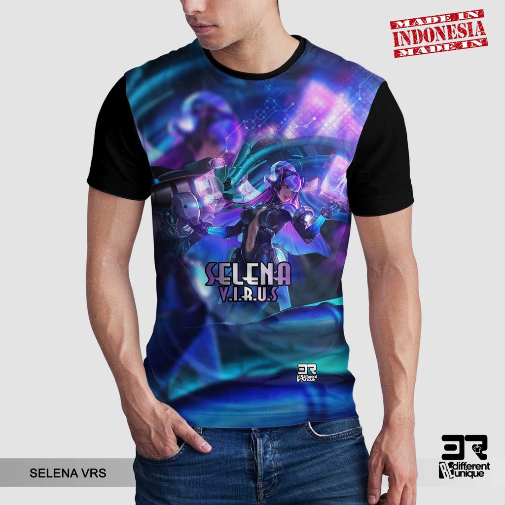 [ COD ] KAOS PRINTING GAMBAR GAME MOBILE LEGEND SELENA - BAJU DISTRO ORIGINAL GAMBAR MOBILE LEGENDS 