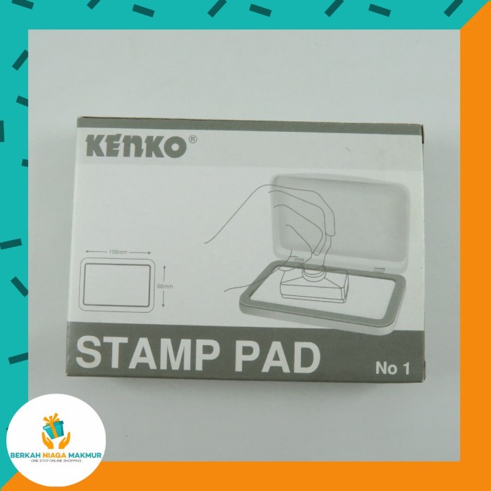 

Stamp Pad No.1 Kenko / Bantalan Stempel Kenko No 1