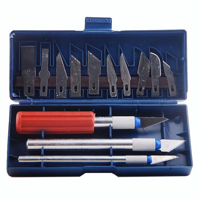 

Cuci Gudang Awal Tahun PISAU UKIR SET 13PC/CUTTER PEN/PEN UKIR/ART KNIFE/CRAFT KNIFE Cuci Gudang