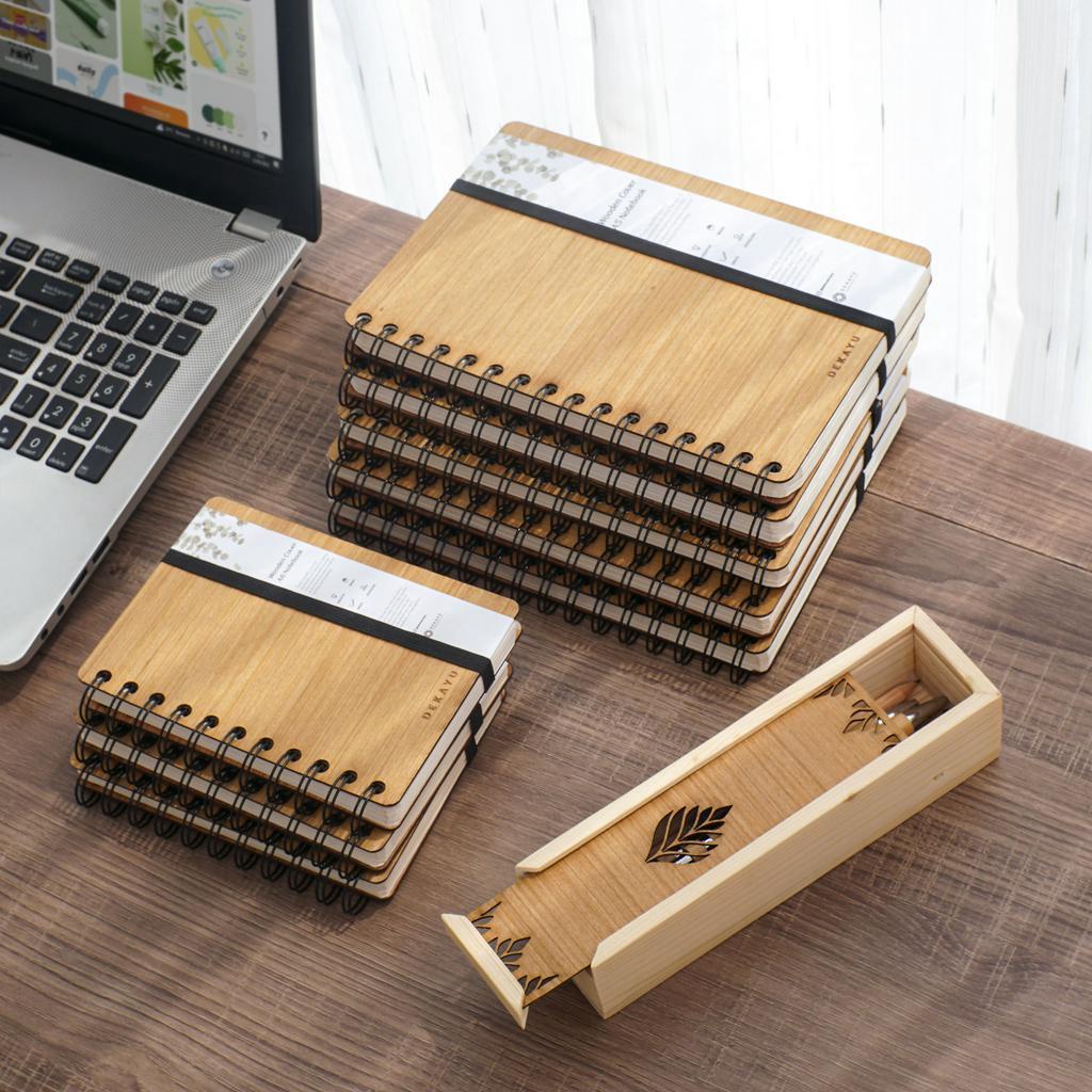 

Dekayu - Buku Tulis Notebook | Wooden Notebook A5 | Planner Jurnal