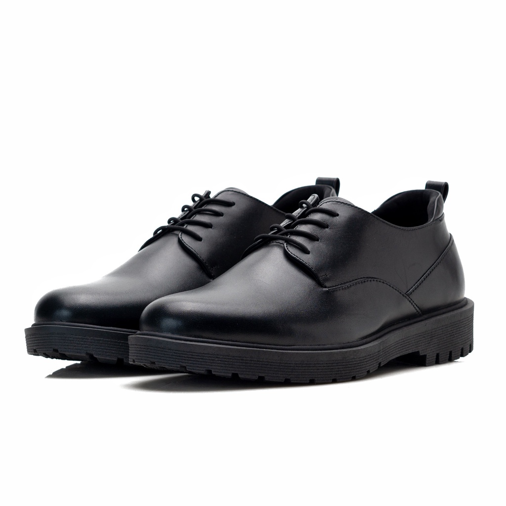 Kenzios Sepatu Formal Pria Thom Black Series