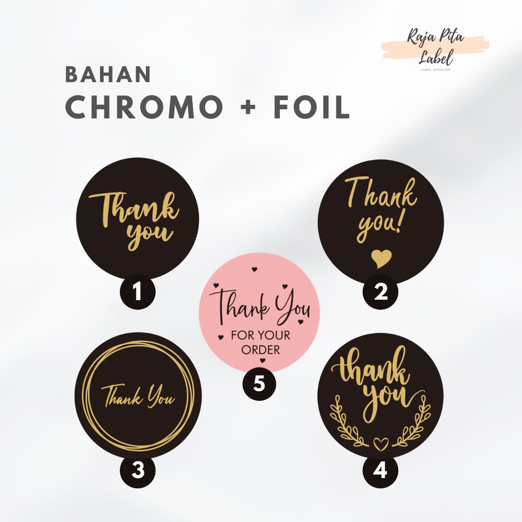 

STIKER LABEL THANK YOU 250 PCS