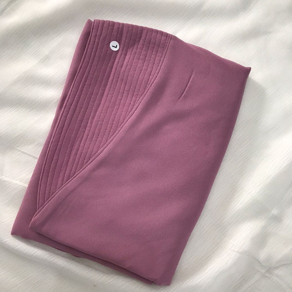 Jilbab Khimar Daily Basic Ori Flow-UNGU CANTIK