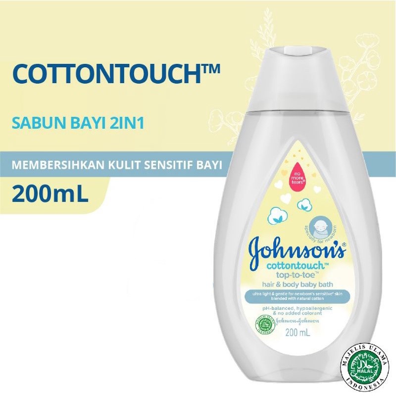 JOHNSON'S Baby Cottontouch Wash 200ml