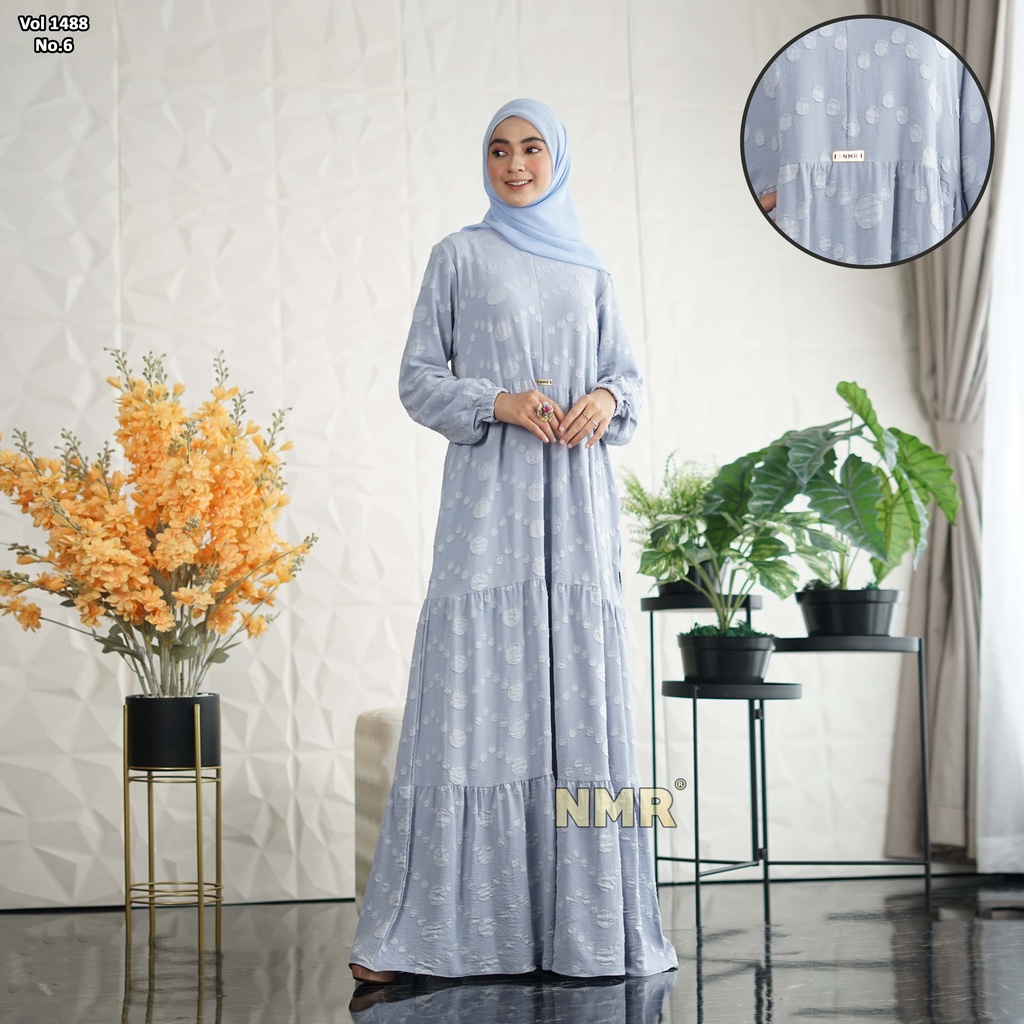NMR Gamis Jaquard Crinkle vol 1488-6-2