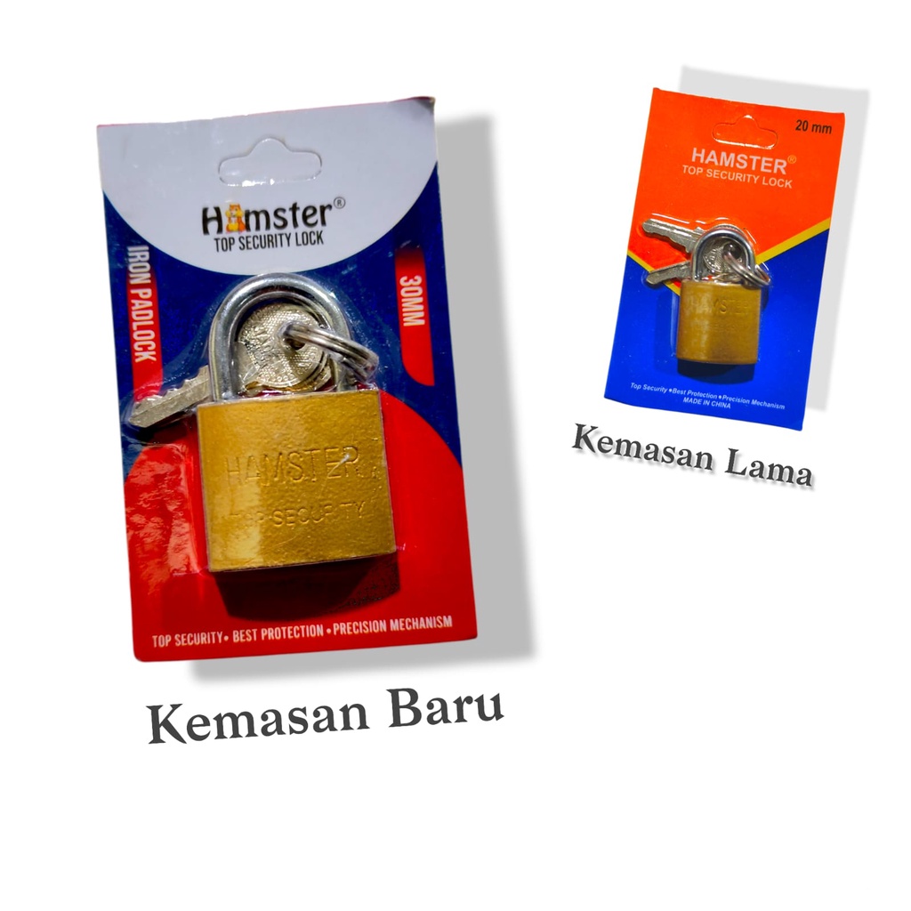 GEMBOK KUNING PRES / GEMBOK TAS KOPER KOTAK AMAL / GEMBOK PINTU KAMAR / GEMBOK MURAH SERBAGUNA