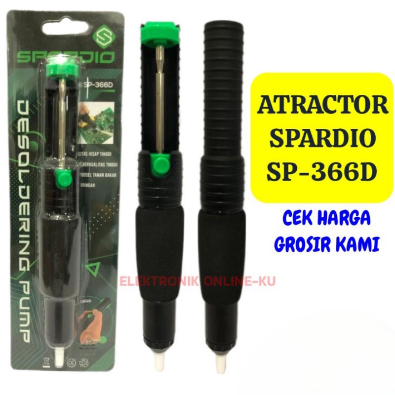 ATRACTOR SEDOTAN TIMAH DESOLDERING PUMP SPARDIO SP366D