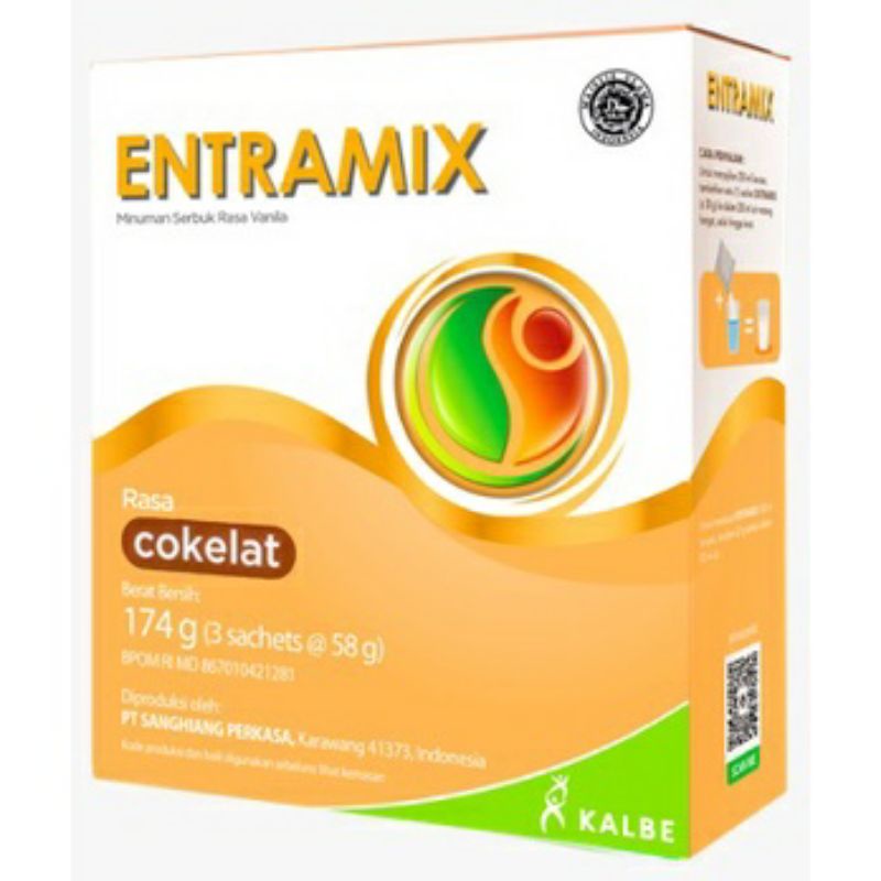 

ENTRAMIX coklat 174 g - NUTRISI LENGKAP DEWASA