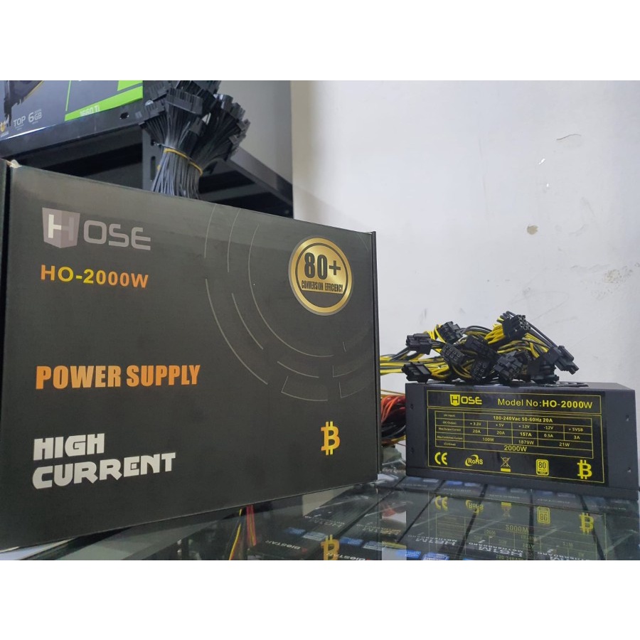 Power Supply Hose 2000Watt - for Mining PSU 2000Watt Hose High Current