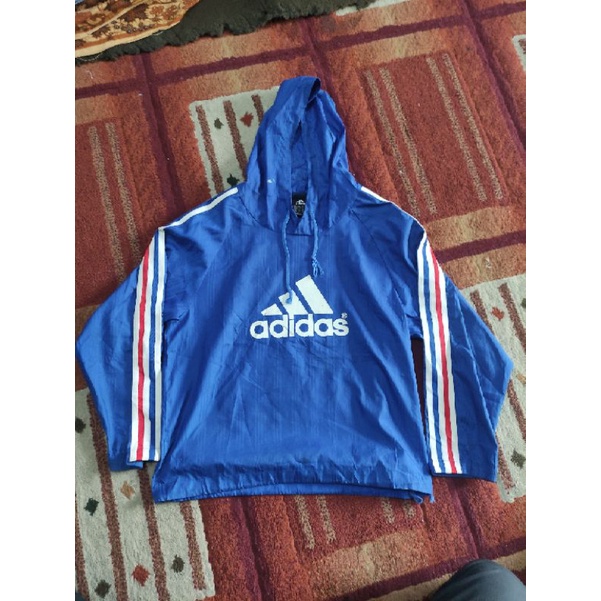 jaket parasut adidas big logo second