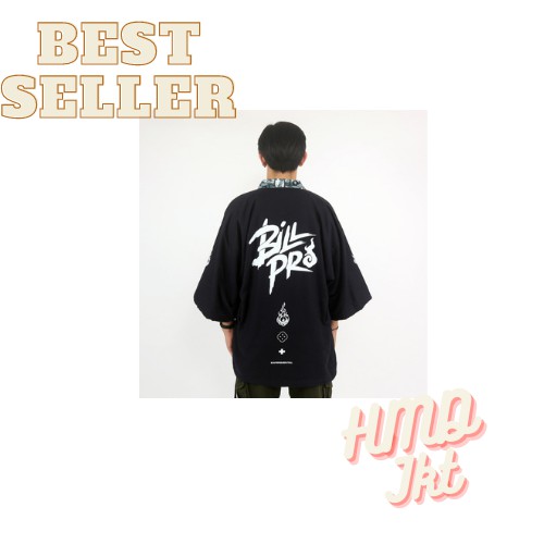 BILLIONAIRES PROJECT x KEMAS ACIL - YOKAI BOYZ KIMONO NAVY -  L