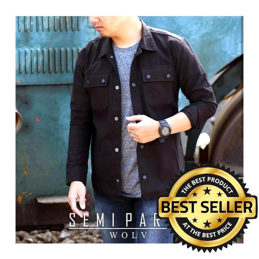 JAKET LEVIS SEMI PARKA PRIA TERBARU - MAROON, L