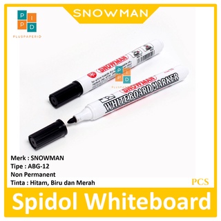 SNOWMAN - Spidol White Board ABG-12 Warna - Pcs