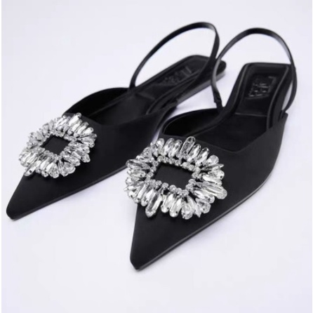 Zara FLAT SHOES | Zara Shoes | Sepatu Zara IMPORT 2016 SEPATU FLAT WANITA ZARA Sepatu Zara Shimmery Flat ZR-184-6032 - 2330