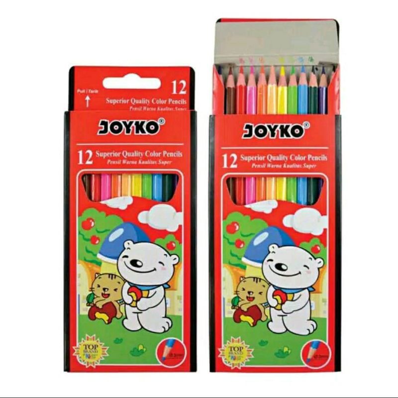 

Pensil Warna Joyko 12warna panjang/Color Pencils(P28)