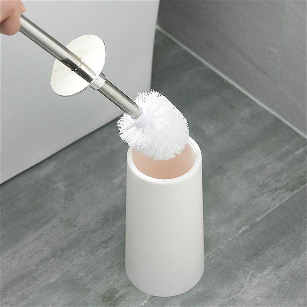 Sikat Toilet Nanas Air Anti Bocor Pembersih Mandi Stainless Steel Bergagang Panjang Toilet Brush Holder Set